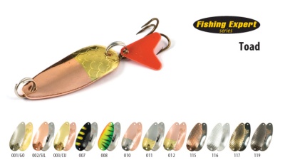 Блесна колеблющаяся Akara 1045 Toad 8g, 011