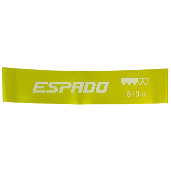Петля латексная ESPADO ES261, 520*70мм, максимальное сопротивление 8-10 кг, желтая в Магазине Спорт - Пермь