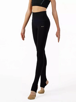 Легинсы с вырезом под пятку «Импульс» Solo RG709-507, чёрные