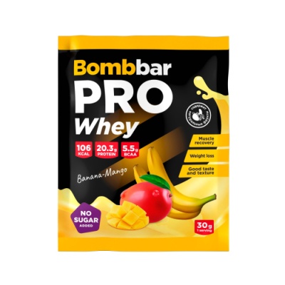 Bombar Whey Protein Pro порционный 30гр - микс в магазине Спорт - Пермь
