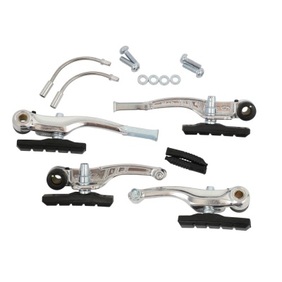 Тормоза V-brake алюминиевые LB-942AE, 110мм, передний и задний (комплект), колодки 70мм в Магазине Спорт - Пермь