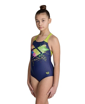 Купальник детский Arena MULTI PIXELS SWIM PRO BACK L, артикул 6679 790, цвет nv-soft gr в магазине Спорт - Пермь
