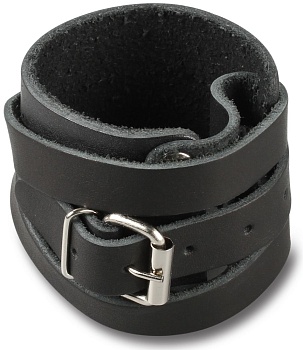 Напульсник усиленный кожаный с металлической пряжкой НК20 НК ППК20, 10х7см в Магазине Спорт - Пермь