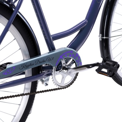 Велосипед городской Krypton DACHA, 28", 1 скорость, (рама 19), фиолетовый в Магазине Спорт - Пермь