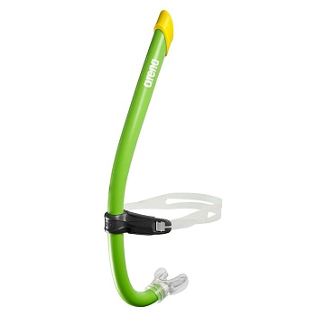 Трубка прямая для плавания Arena SWIM SNORKEL PRO III, 004826 605, acid lime в магазине Спорт - Пермь