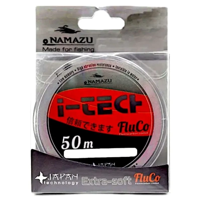Леска Namazu I-Tech Fluco, L-50m, d-0.181mm, test-2.59кг, NIT508
