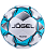 Мяч футбольный Jogel Nueno, белый-голубой-черный, размер 4