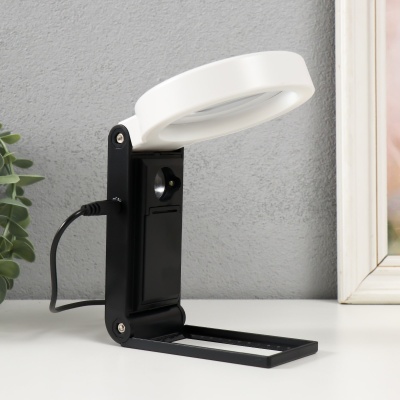 Лупа-лампа для творчества *5*25, линзы d-0,6 и 12,5см, арт. 9937156