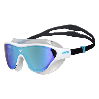 Очки-маска для плавания Arena THE ONE MASK MIRROR 004308 100 blue-white-black в магазине Спорт - Пермь