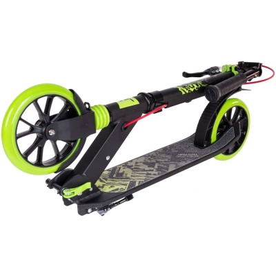 Самокат складной Tech Team DELTA Black/GREEN