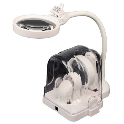 Лупа третья рука для пайки 2x, 5x, 16x, 90мм,75мм,37мм, артикул 3103985