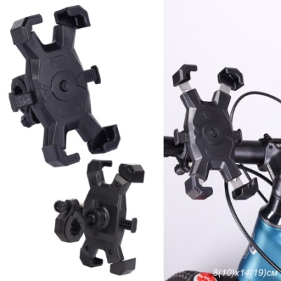Держатель велосипедный для телефона KRAFTBIKE. Пластиковый. Цвет Черный. 130гр. в Магазине Спорт - Пермь