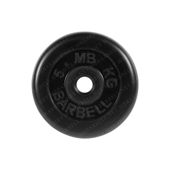 Диск обрезиненный MB Barbell "Atlet", d=31 мм, вес 5 кг в Магазине Спорт - Пермь