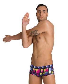 Мужские плавки-шорты Arena POP REVERSIBLE LOW WAIST SHORT 3457 500 в магазине Спорт - Пермь
