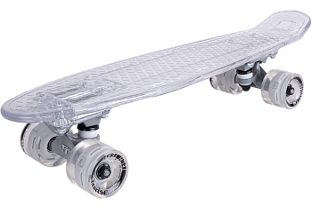 Скейтборд/круизер TECH TEAM Transparent 22" Light, clear
