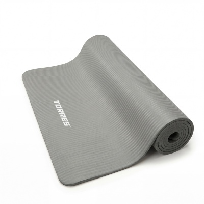 Коврик для йоги TORRES SOFT, YL10112, NBR(синт.каучук), толщина 1.2 см, серый в Магазине Спорт - Пермь