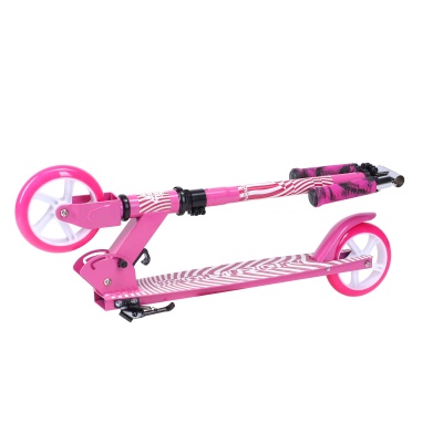 Самокат COMIRON  GT2021-Z2, 145мм, розовая зебра