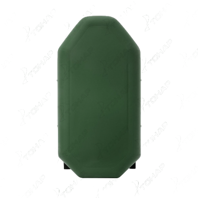 Лодка гребная Тонар Шкипер 240, зеленая