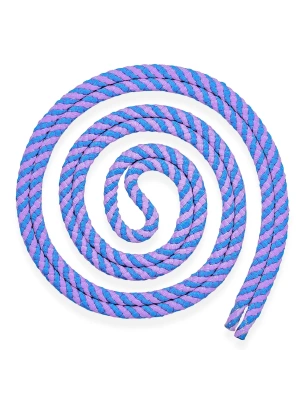 Скакалка гимнастическая Verba JUNIOR, 2,5м, сиренево-голубая