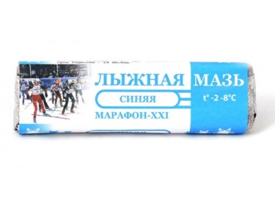 Мазь держания лыжная МАРАФОН-XXI МДС-1, синяя (от -2 до -8°С), 40 г в магазине Спорт - Пермь