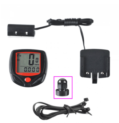 Велокомпьютер с проводным датчиком на батарейках, арт. SB-318 в Магазине Спорт - Пермь