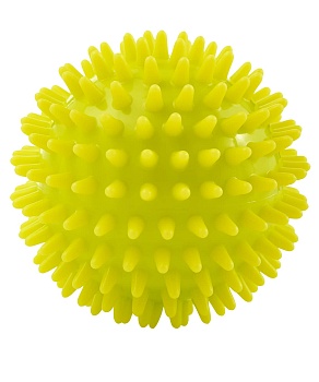 Мяч массажный BASEFIT GB-602, диаметр 8см, лайм в Магазине Спорт - Пермь