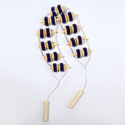 Массажер ленточный, 10 звеньев, деревянный, 86 × 7,5 × 3 см, артикул 6852918 в Магазине Спорт - Пермь