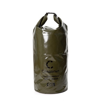 Гермомешок Следопыт Dry Bag, без лямок, ПВХ, 100л, хаки