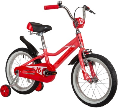 Велосипед NOVATRACK NOVARA 16", алюминий, коралловый в Магазине Спорт - Пермь