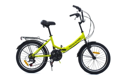 Велосипед складной SPORTRIDE CITY 20 (21 ск.) зеленый в Магазине Спорт - Пермь