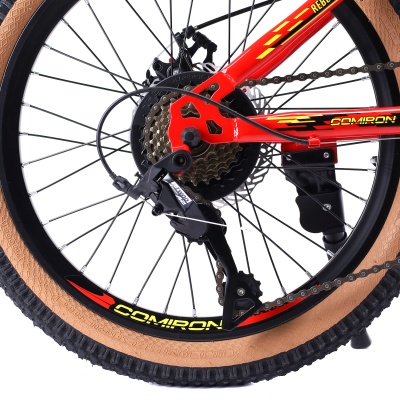 Велосипед COMIRON RABEL, 20", (рама 12), 7 скоростей, красный в Магазине Спорт - Пермь