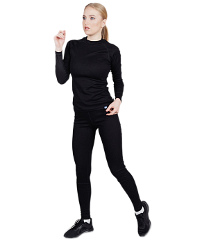 Nordski Warm комплект термобелья женский black NSW399100