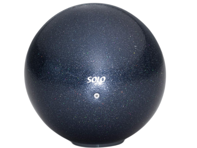 Мяч для художественной гимнастики SOLO BGEM-3, 17 см,"Черный жемчуг"