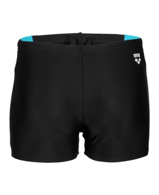 Детские плавки-шорты Arena THRICE JR SHORT R, 6498 580, black-turquoise-white в магазине Спорт - Пермь