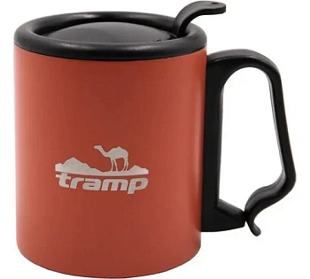 Термокружка с поилкой и защёлкой Tramp терракотовый TRC-020.17