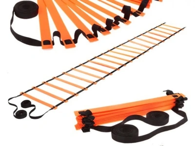 Лестница для тренировок ЛК-4, 4мм, длина 10,2м, ширина 51см (1020х51,4х0,6см), оранжевая