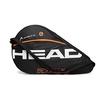Сумка-чехол HEAD Paddle CCT Full Size Coverbag, 288075, 50*30*3,5см, черно-оранжевый