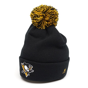 Шапка Atributika&Club NHL Pittsburgh Penguins 59043,  размер 55-58