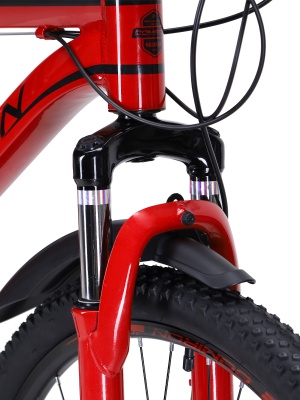 Велосипед COMIRON UNIVERSE 26", 21 скорость (рама 19), красно-черный в Магазине Спорт - Пермь