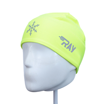 Шапка RAY RACE, материал термо-бифлекс, снежинка неон