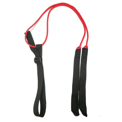 Эспандер лыжника / пловца / борца универсальный, 1,25м, 1 резинка Plastep с креплением и лямками для рук в Магазине Спорт - Пермь