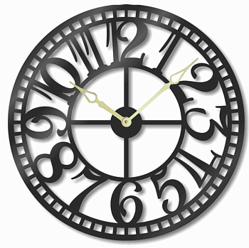 Настенные часы Михаил Москвин Тайм 2.2, диаметр 65см в магазине Спорт - Пермь