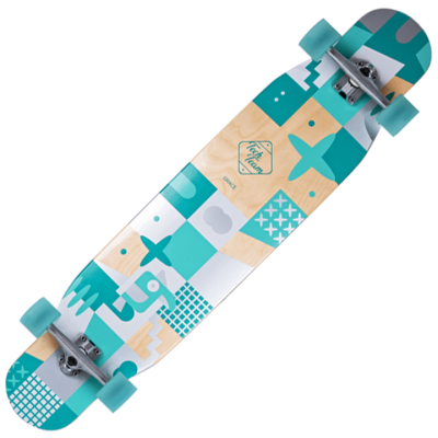 Лонгборд Tech Team Grace 46"х10" бирюзовый