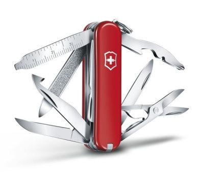 Нож Victorinox Classic  MiniChamp, 58 мм, 16 функций (0.6385), красный