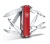 Нож Victorinox Classic  MiniChamp, 58 мм, 16 функций (0.6385), красный