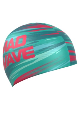 Шапочка для плавания силиконовая Mad Wave Tape, M0554 56 0 00W, Multi в магазине Спорт - Пермь