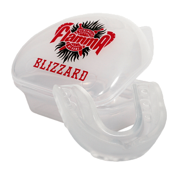 Капа FLAMMA - BLIZZARD COLORLESS с футляром MGF-031tw детская прозрачная в магазине Спорт - Пермь