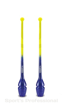 Булавы SASAKI M-34GH-F 44см LMYxCOBU LuminousYellowxCobaltBlue