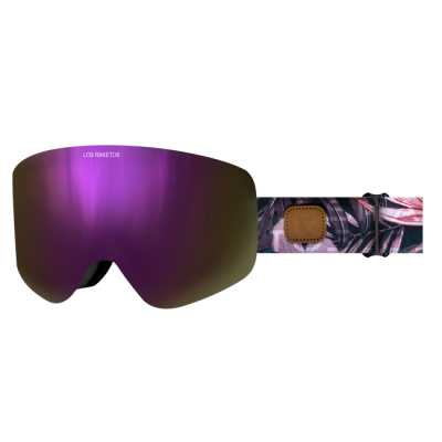Маска горнолыжная Los Raketos ELEMENT, цвет PURPLE GOLD CHROM 22502 в магазине Спорт - Пермь