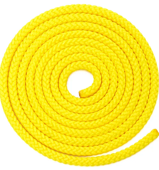 Скакалка гимнастическая Verba FLUORA, 3м, желтый неон